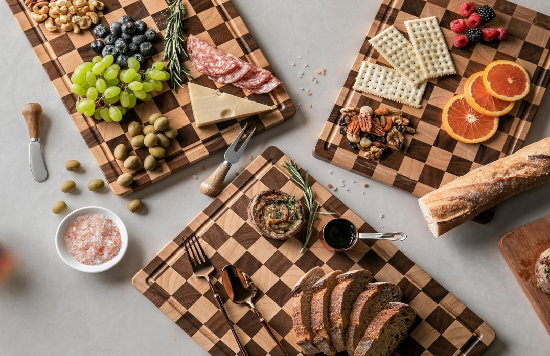 Cleaning natural wood cutting board
